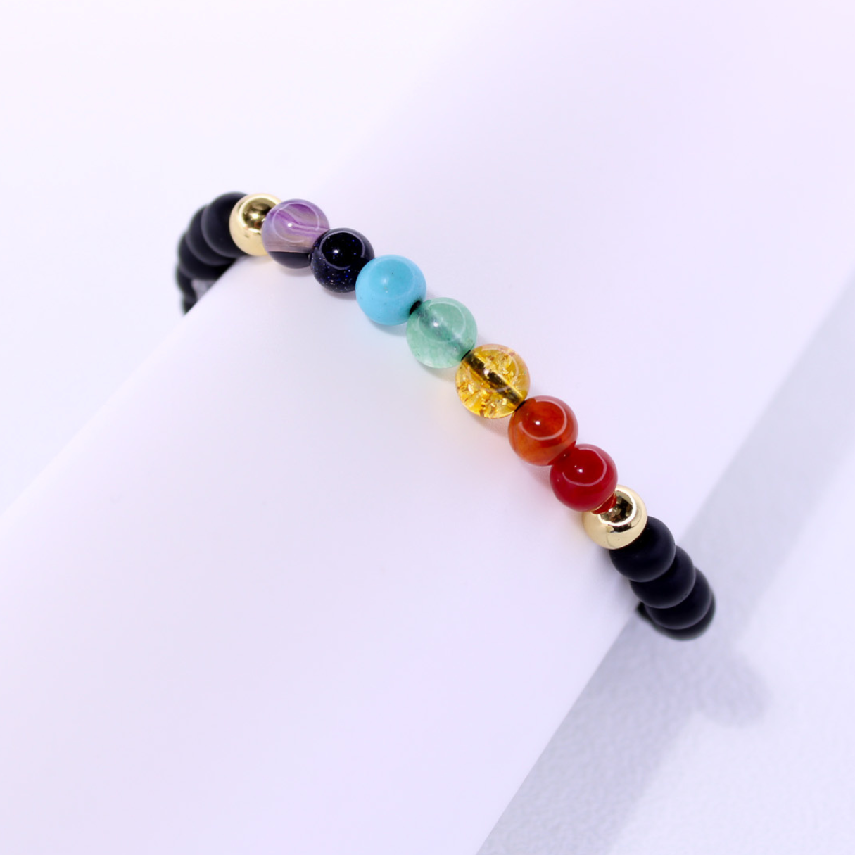 Chakra Bracelet Natural Stone Onix